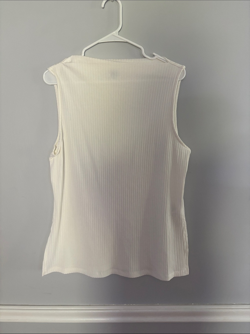 Old Navy Ivory Ribbed Tank Top
